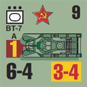 Panzer Grenadier Headquarters Library Unit: Soviet Union Army (RKKA) Bt-7 for Panzer Grenadier game series