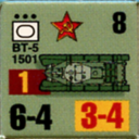 Panzer Grenadier Headquarters Library Unit: Soviet Union Army (RKKA) Bt-5 for Panzer Grenadier game series
