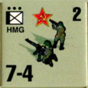 Panzer Grenadier Headquarters Library Unit: Soviet Union Army (RKKA) HMG for Panzer Grenadier game series