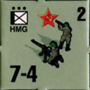 Panzer Grenadier Headquarters Library Unit: Soviet Union Army (RKKA) HMG for Panzer Grenadier game series