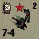 Panzer Grenadier Headquarters Library Unit: Soviet Union Army (RKKA) HMG for Panzer Grenadier game series