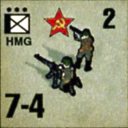 Panzer Grenadier Headquarters Library Unit: Soviet Union Army (RKKA) HMG for Panzer Grenadier game series