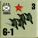 Panzer Grenadier Headquarters Library Unit: Soviet Union Army (RKKA) SMG for Panzer Grenadier game series