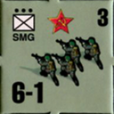Panzer Grenadier Headquarters Library Unit: Soviet Union Army (RKKA) SMG for Panzer Grenadier game series