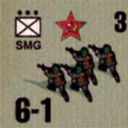 Panzer Grenadier Headquarters Library Unit: Soviet Union Army (RKKA) SMG for Panzer Grenadier game series