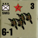 Panzer Grenadier Headquarters Library Unit: Soviet Union Army (RKKA) SMG for Panzer Grenadier game series