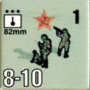 Panzer Grenadier Headquarters Library Unit: Soviet Union Army (RKKA) 82mm for Panzer Grenadier game series