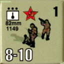 Panzer Grenadier Headquarters Library Unit: Soviet Union Army (RKKA) 82mm for Panzer Grenadier game series