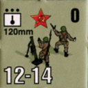 Panzer Grenadier Headquarters Library Unit: Soviet Union Army (RKKA) 120mm for Panzer Grenadier game series