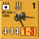 Panzer Grenadier Headquarters Library Unit: Italy Regio Esercito 65mm for Panzer Grenadier game series