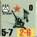Panzer Grenadier Headquarters Library Unit: Soviet Union Army (RKKA) 37mm (AA) for Panzer Grenadier game series