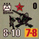 Panzer Grenadier Headquarters Library Unit: Soviet Union Army (RKKA) 85mm for Panzer Grenadier game series