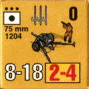 Panzer Grenadier Headquarters Library Unit: Italy Regio Esercito 75mm for Panzer Grenadier game series
