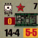Panzer Grenadier Headquarters Library Unit: Soviet Union Army (RKKA) Su-76 for Panzer Grenadier game series