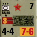Panzer Grenadier Headquarters Library Unit: Soviet Union Army (RKKA) Su-85 for Panzer Grenadier game series
