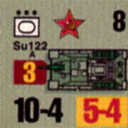 Panzer Grenadier Headquarters Library Unit: Soviet Union Army (RKKA) Su-122 for Panzer Grenadier game series