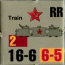 Panzer Grenadier Headquarters Library Unit: Soviet Union Army (RKKA) Train (ARR) for Panzer Grenadier game series