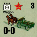 Panzer Grenadier Headquarters Library Unit: Soviet Union Army (RKKA) Wagon for Panzer Grenadier game series