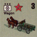 Panzer Grenadier Headquarters Library Unit: Soviet Union Army (RKKA) Wagon for Panzer Grenadier game series