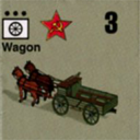 Panzer Grenadier Headquarters Library Unit: Soviet Union Army (RKKA) Wagon for Panzer Grenadier game series