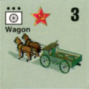 Panzer Grenadier Headquarters Library Unit: Soviet Union Army (RKKA) Wagon for Panzer Grenadier game series