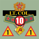 Panzer Grenadier Headquarters Library Unit: Soviet Union Army (RKKA) Lt. Colonel for Panzer Grenadier game series