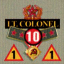Panzer Grenadier Headquarters Library Unit: Soviet Union Army (RKKA) Lt. Colonel for Panzer Grenadier game series