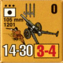 Panzer Grenadier Headquarters Library Unit: Italy Regio Esercito 105mm for Panzer Grenadier game series
