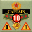 Panzer Grenadier Headquarters Library Unit: Soviet Union Army (RKKA) Captain for Panzer Grenadier game series