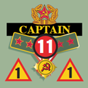 Panzer Grenadier Headquarters Library Unit: Soviet Union Army (RKKA) Captain for Panzer Grenadier game series