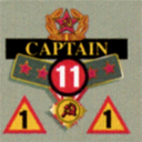 Panzer Grenadier Headquarters Library Unit: Soviet Union Army (RKKA) Captain for Panzer Grenadier game series