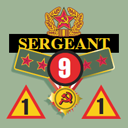Panzer Grenadier Headquarters Library Unit: Soviet Union Army (RKKA) Sergeant for Panzer Grenadier game series