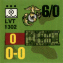Panzer Grenadier Headquarters Library Unit: United States Marine Corps LVT for Panzer Grenadier game series